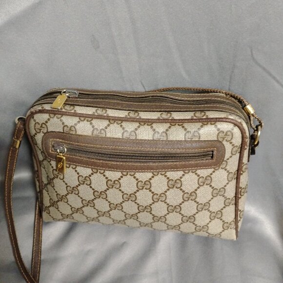 ❤️Vintage GUCCI Ophidia Web GG Supreme Crossbody Bag Purse - Picture 2 of 8